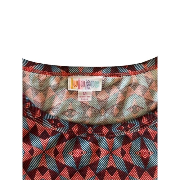 LuLaRoe Julia Women’s Red, White & Blue Dress - Picture 4 of 6